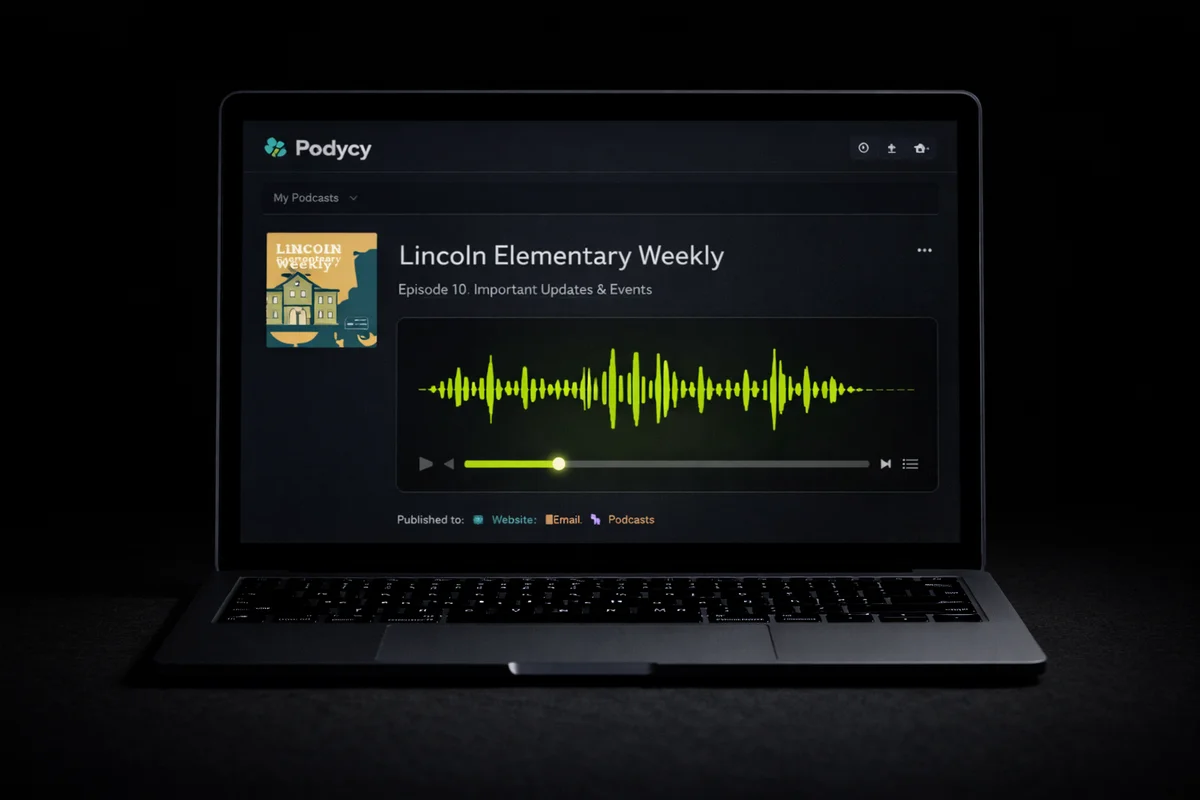 Podycy for Schools Demo